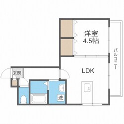 オルフェア上本町Ⅶ番館の物件間取画像